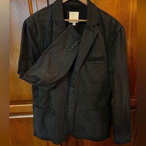 Men’s black denim jacket